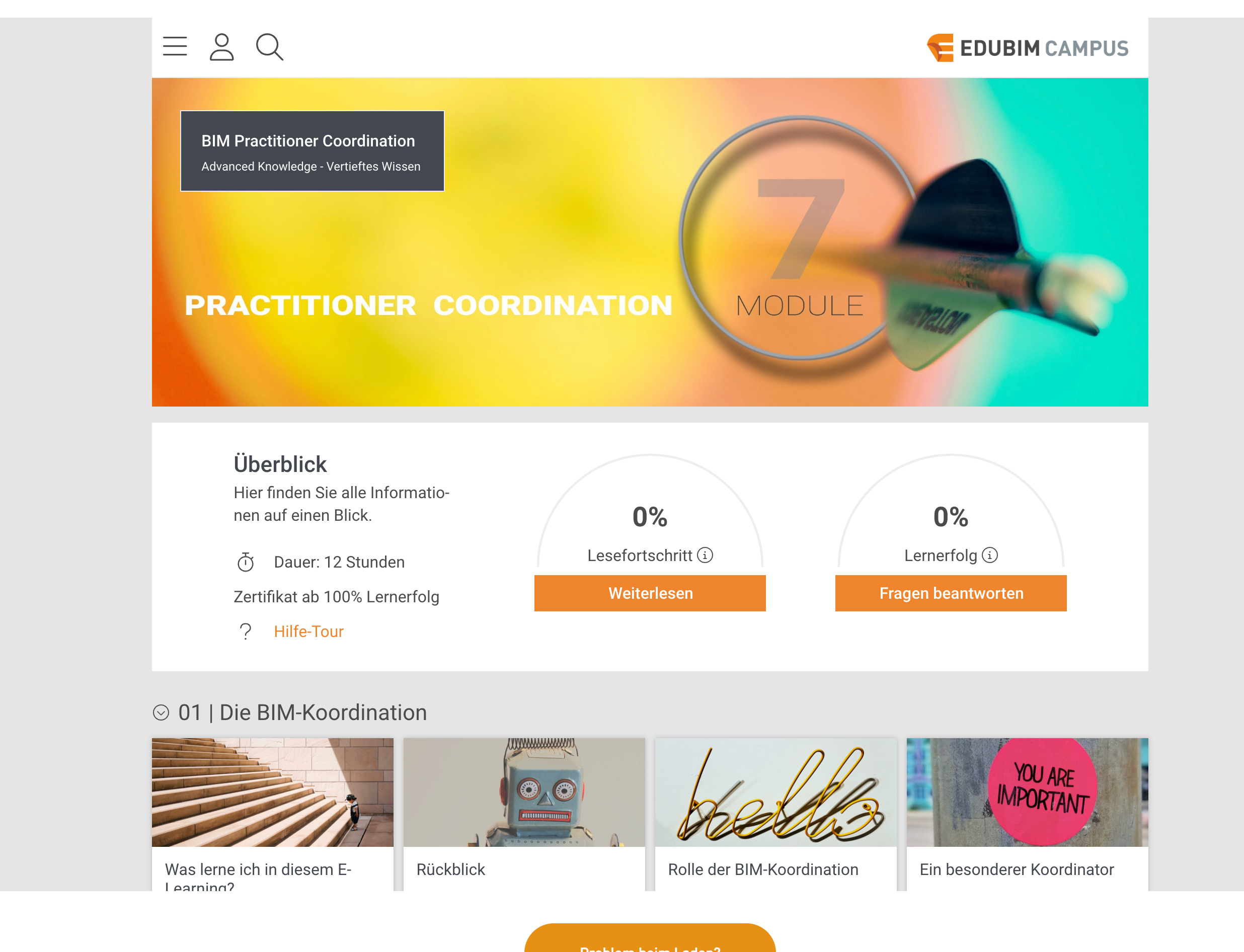 ☆ BIM Coordination E-Learning |  German language skills required!