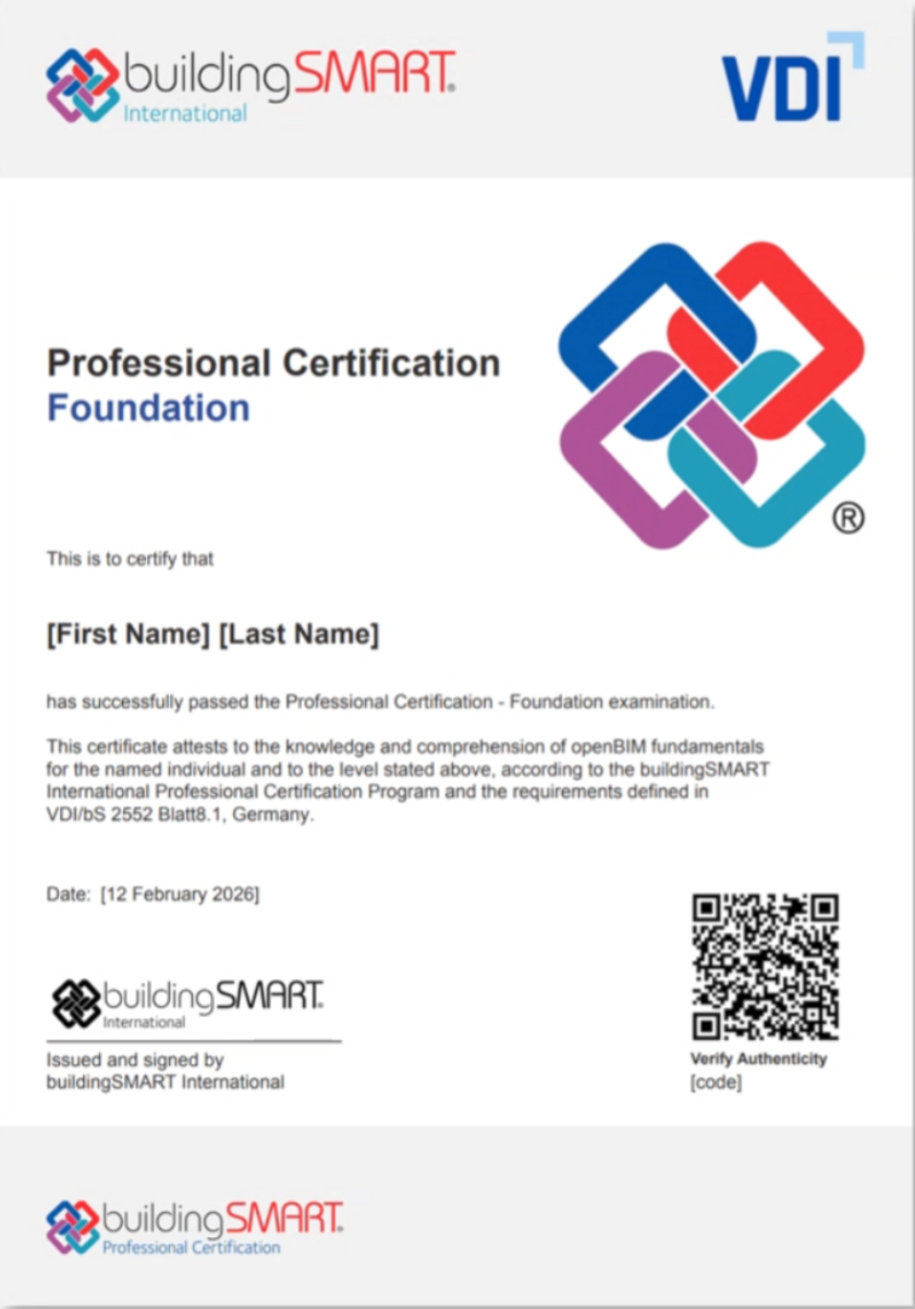 ☆ BIM Professional Certification Foundation & Certification