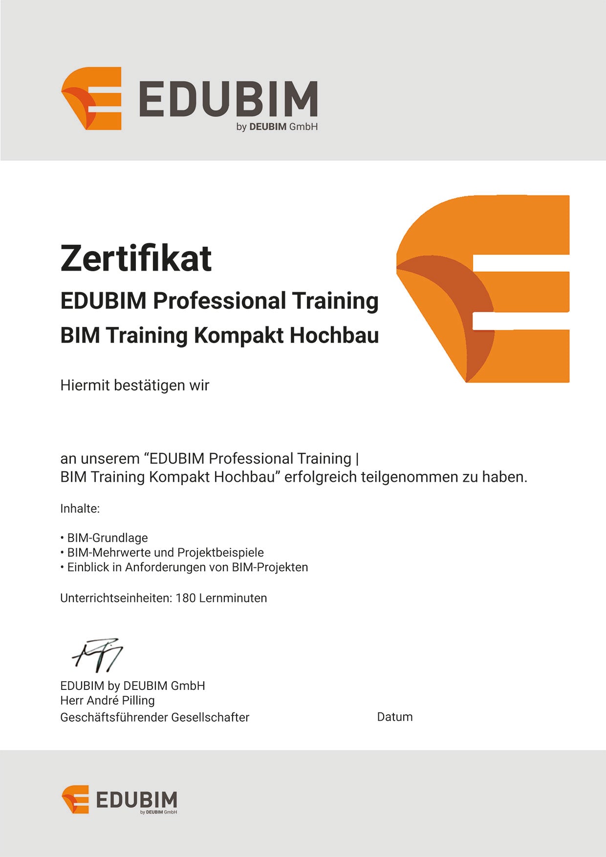 ☆ BIM Kompakt E-Learning